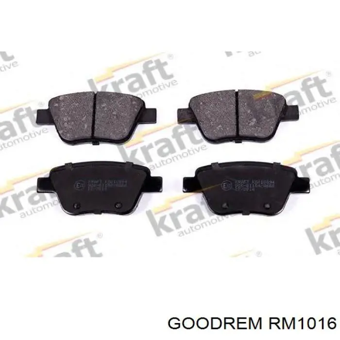 RM1016 Goodrem Колодки тормозные дисковые комплект