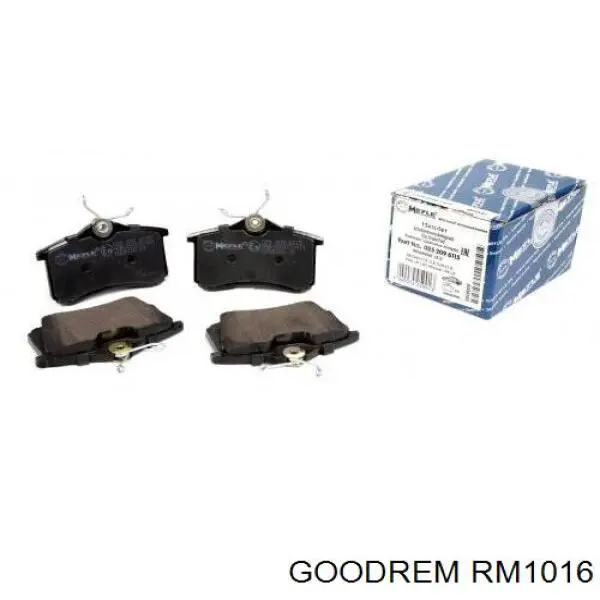 Колодки дисковые  Goodrem RM1016 цена, от 13.02 USD