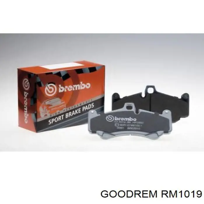 Колодки дисковые  Goodrem RM1019 цена, от 11.16 USD