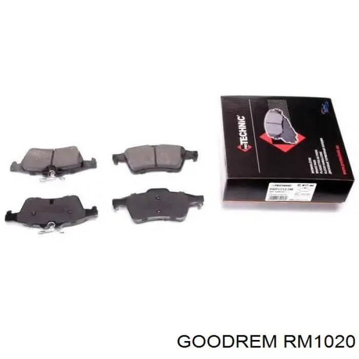 Колодки дисковые  Goodrem RM1020 цена, от 12.09 USD