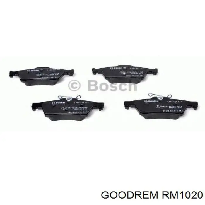 Задние тормозные колодки RM1020 Goodrem