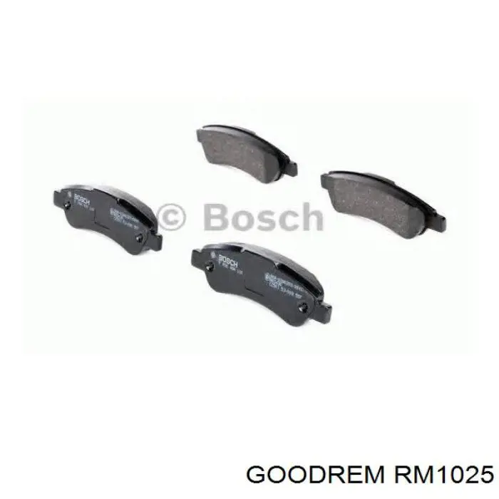 Купить RM1025 Goodrem Колодки тормозные задние, дисковые