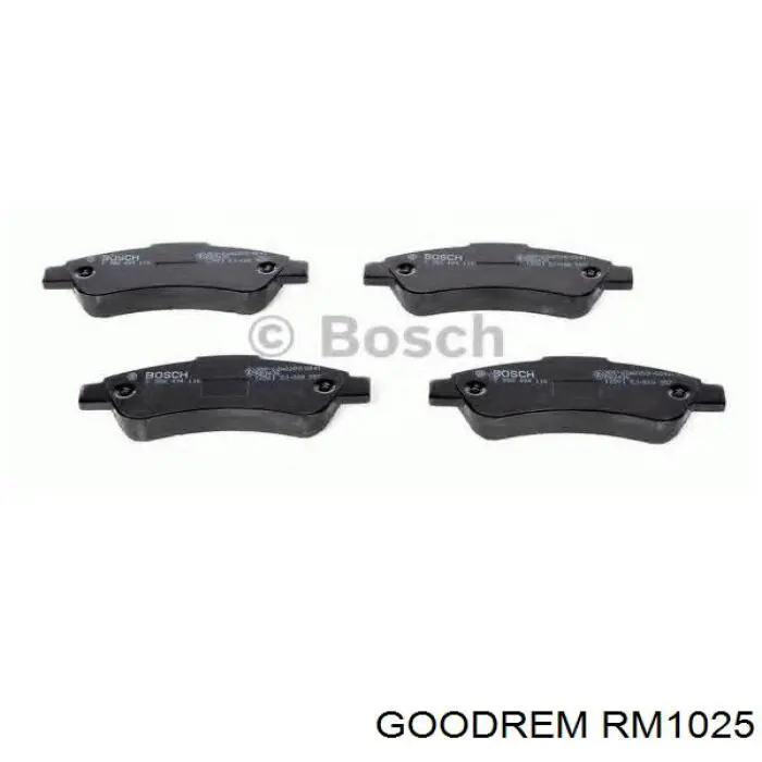 Задние тормозные колодки RM1025 Goodrem