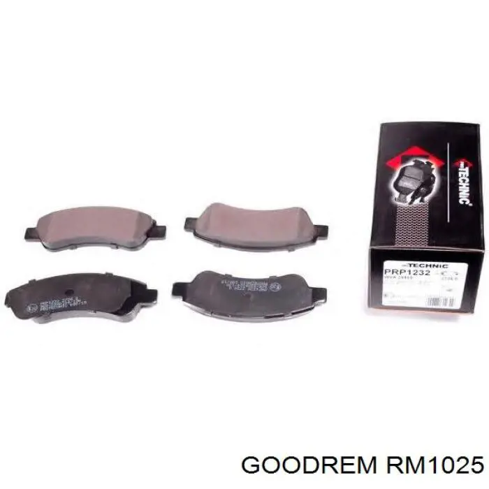 Задние дисковые колодки Goodrem RM1025