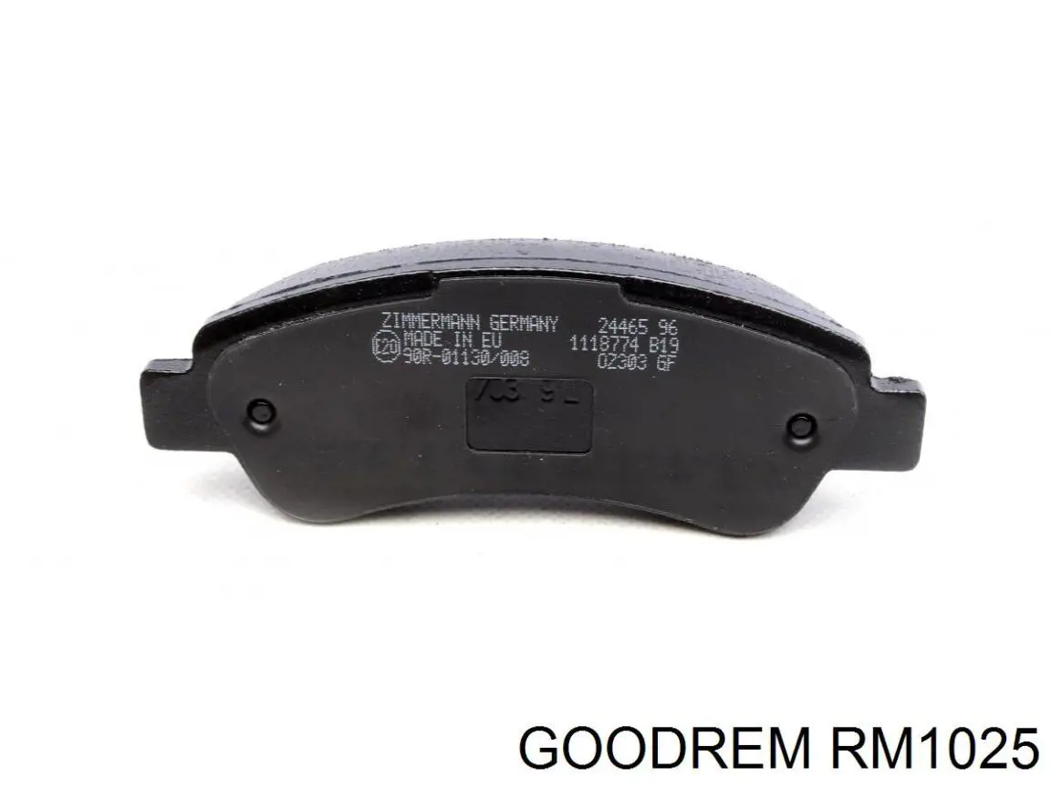 RM1025 Goodrem Колодки тормозные дисковые комплект