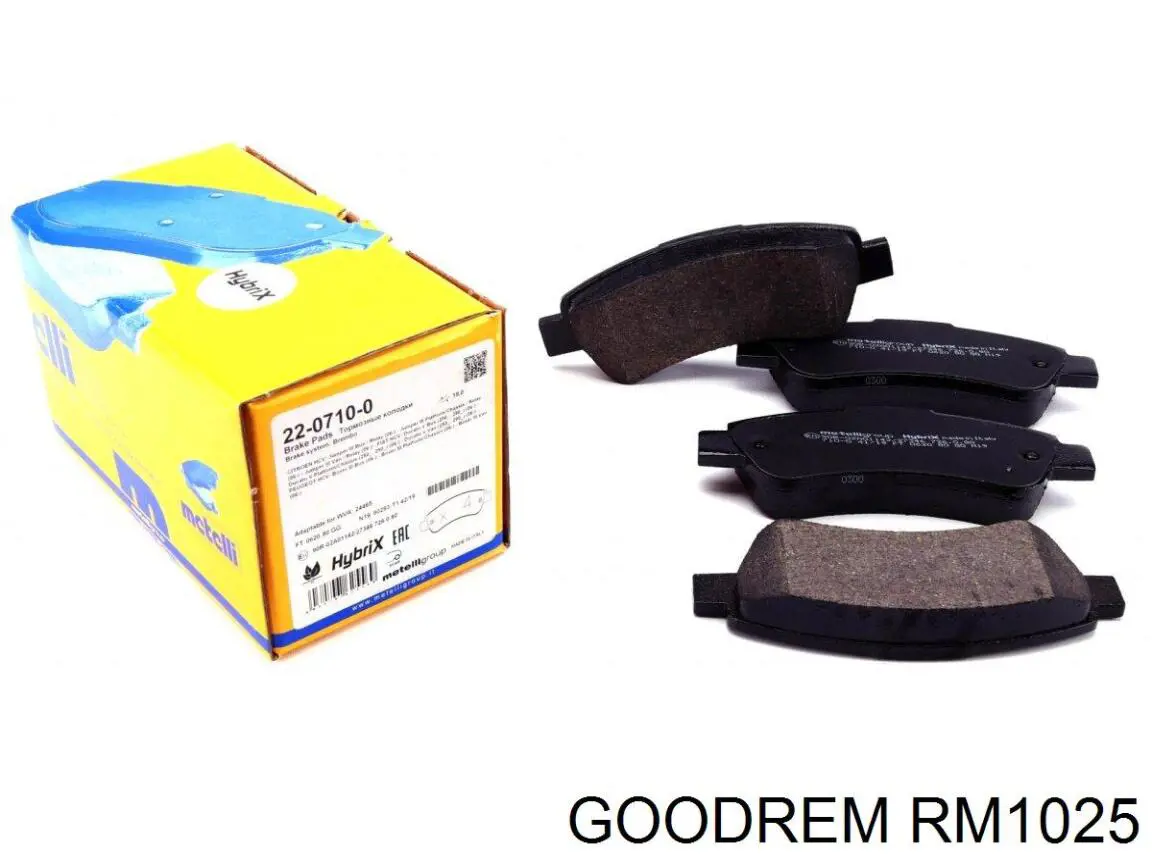 Колодки дисковые  Goodrem RM1025 цена, от 13.07 USD