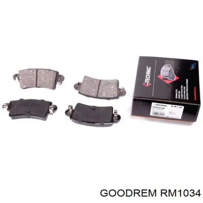 RM1034 Goodrem Колодки тормозные дисковые комплект