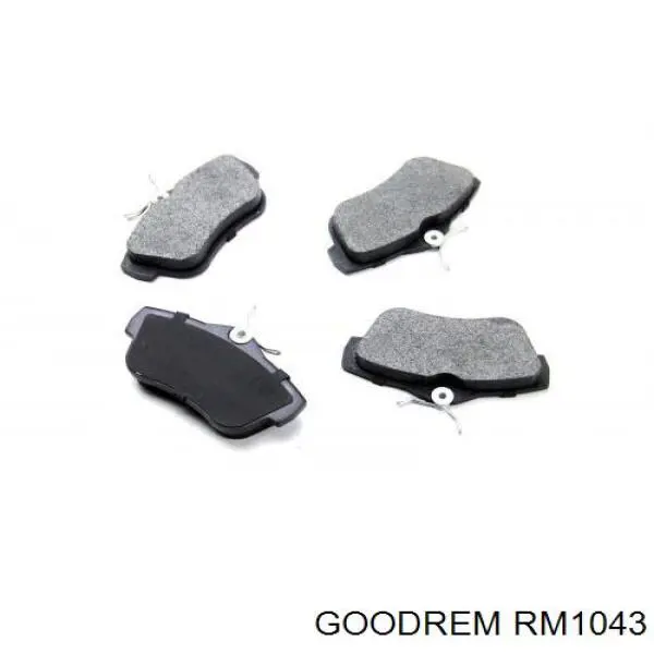 Купить RM1043 Goodrem Колодки тормозные задние, дисковые