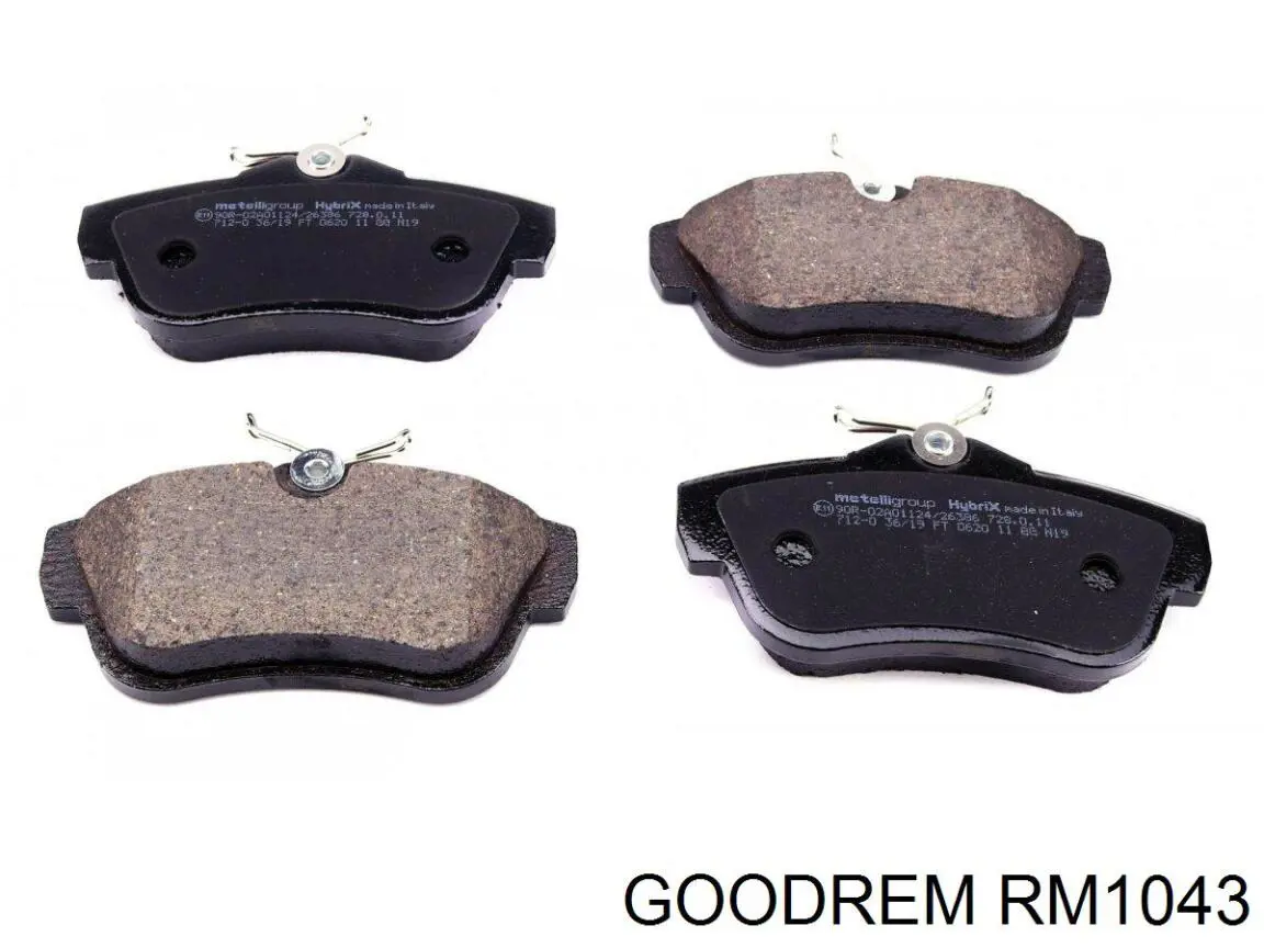 Задние дисковые колодки Goodrem RM1043