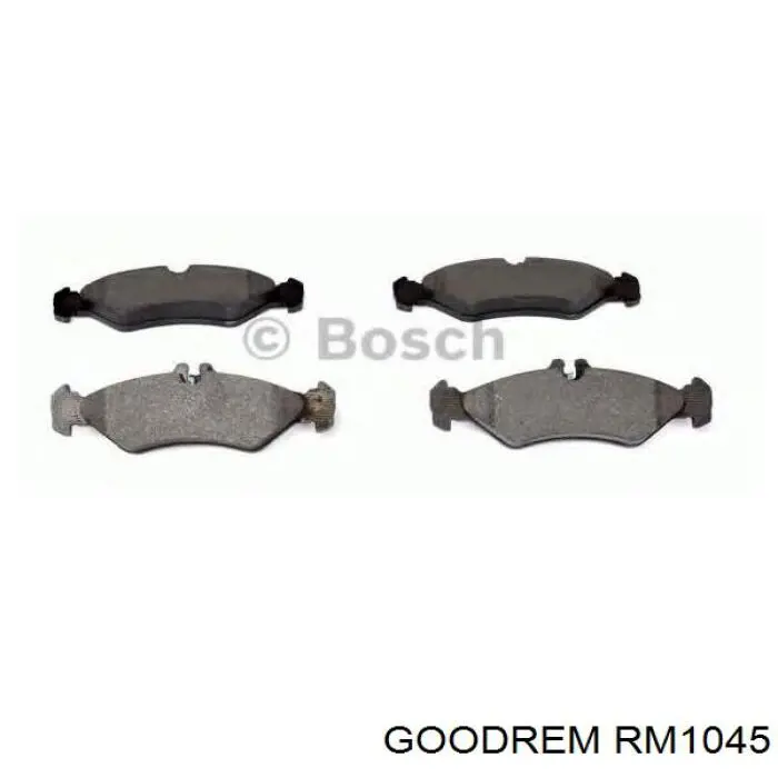 Колодки дисковые  Goodrem RM1045 цена, от 13.09 USD