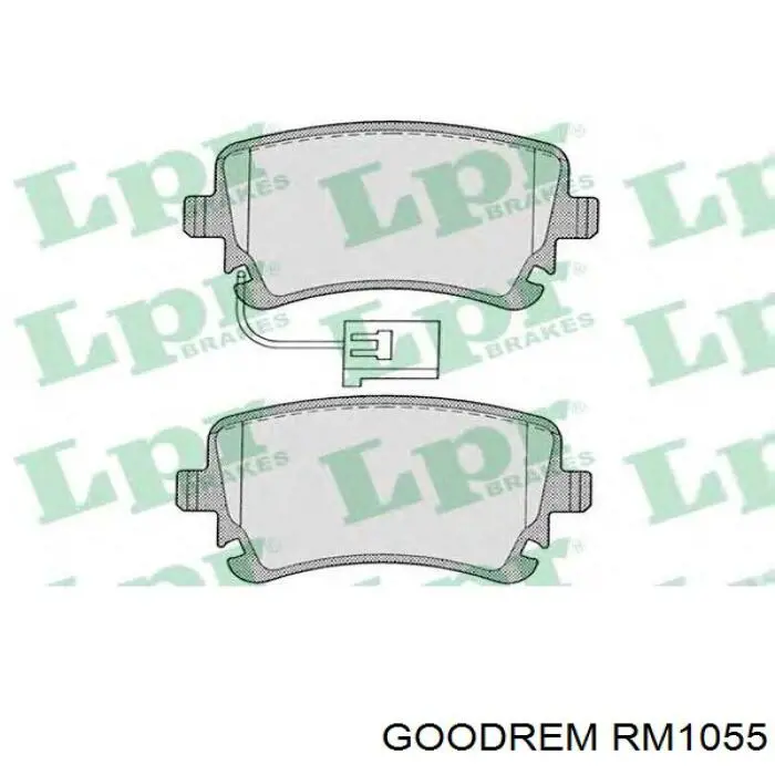 Задние тормозные колодки RM1055 Goodrem