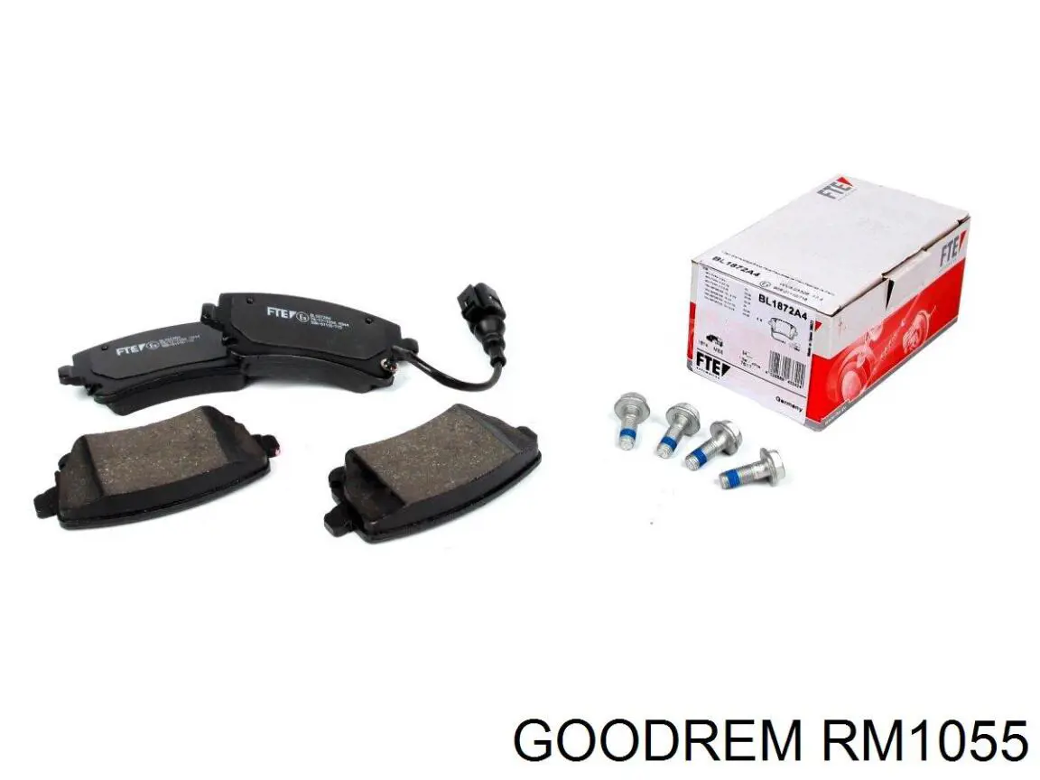 Купить RM1055 Goodrem Колодки тормозные задние, дисковые