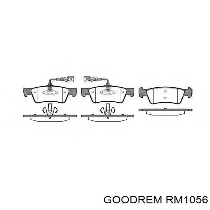 Задние тормозные колодки RM1056 Goodrem