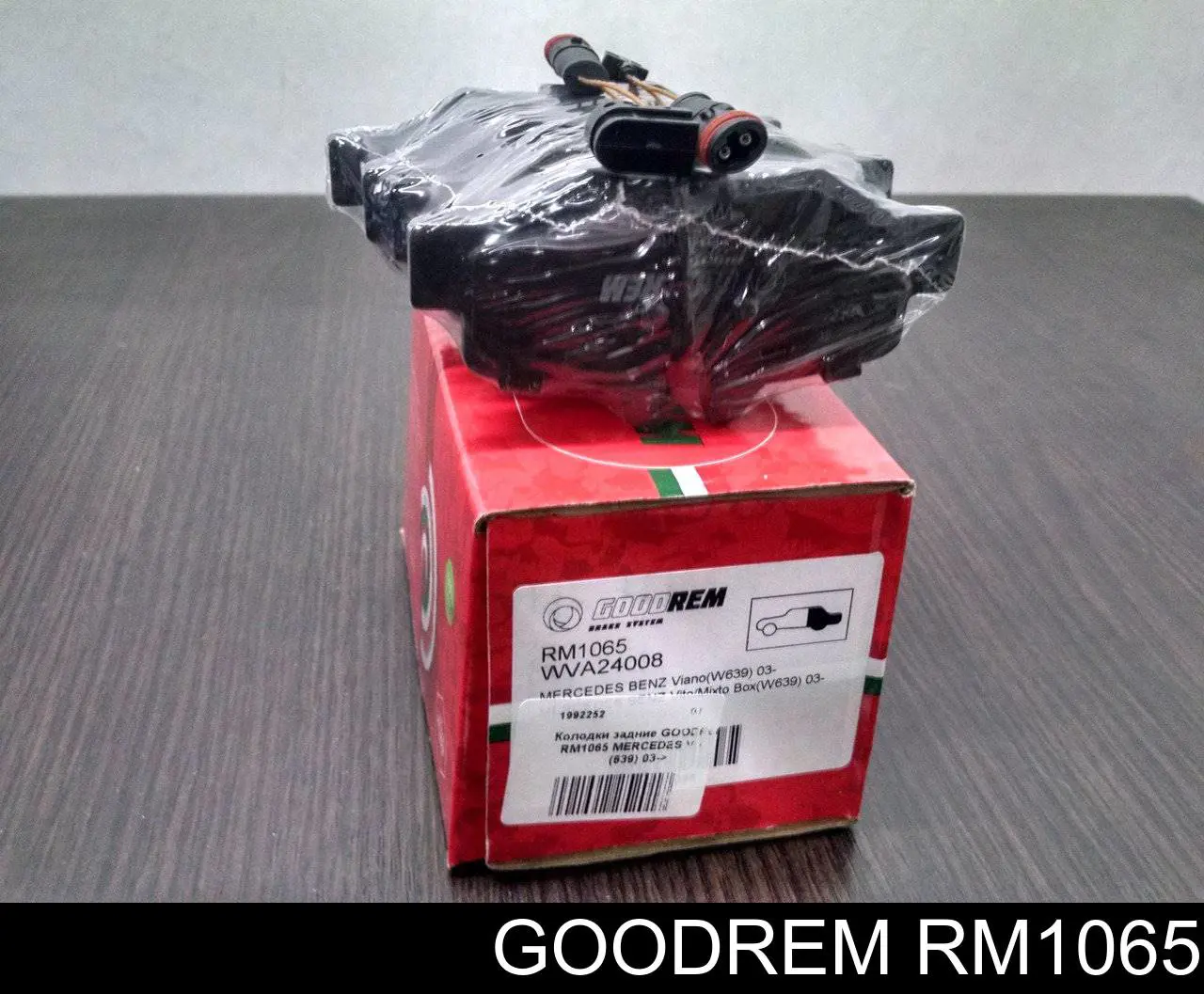 RM1065 Goodrem Колодки тормозные дисковые комплект