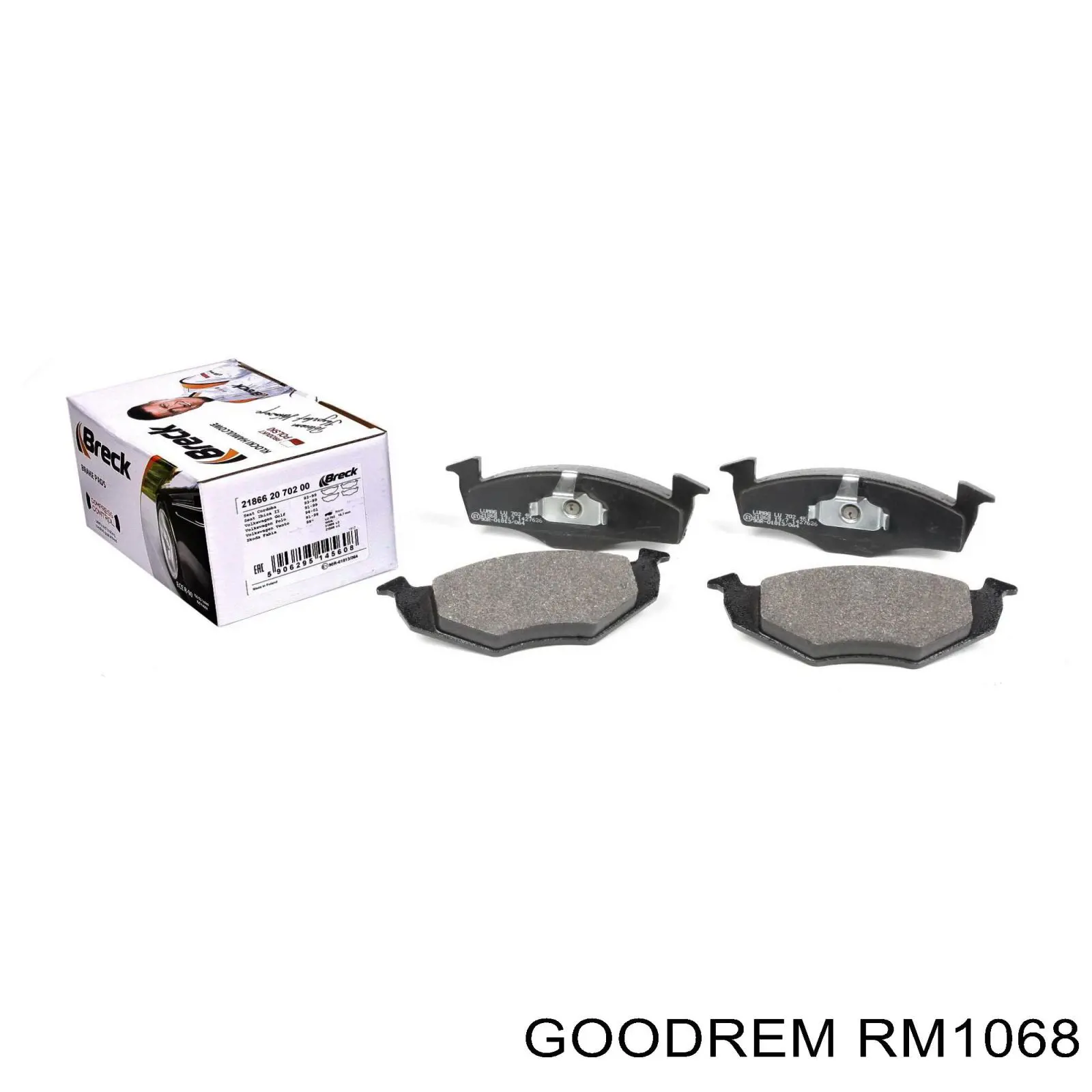 Задние тормозные колодки RM1068 Goodrem