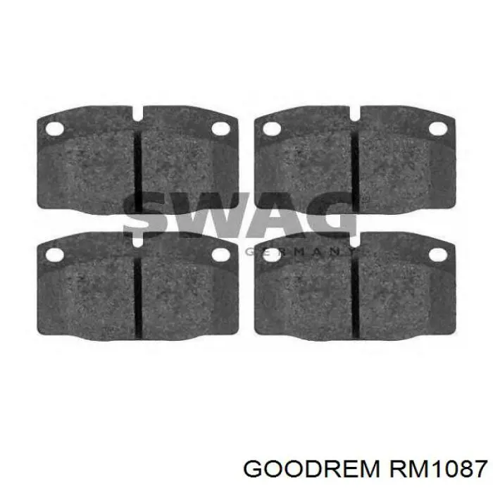 Колодки Goodrem RM1087 цена, от 11.51 USD