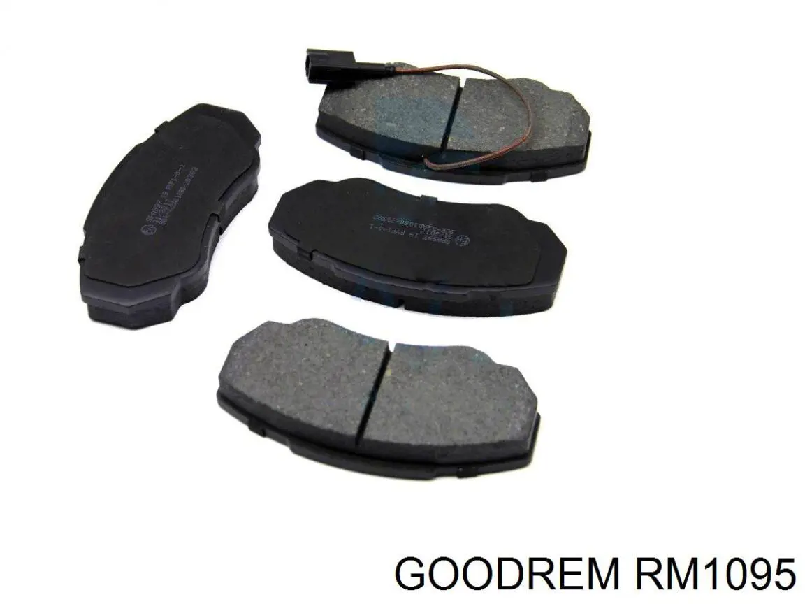 RM1095 Goodrem sapatas do freio dianteiras de disco