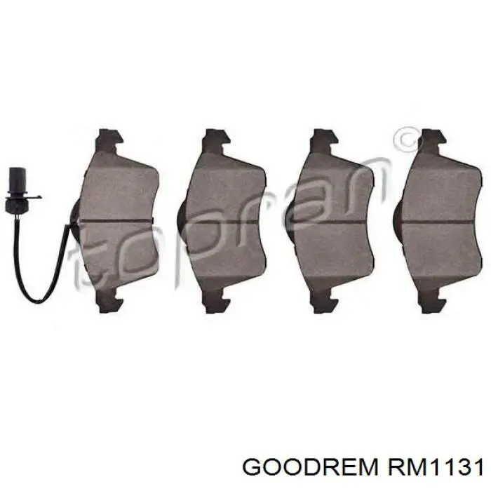 RM1131 Goodrem передние тормозные колодки