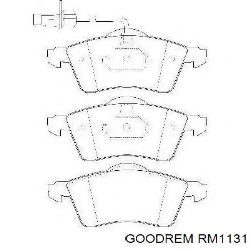 RM1131 Goodrem Колодки передние