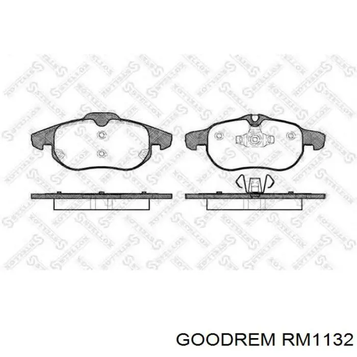 Pastillas de freno delanteras RM1132 Goodrem