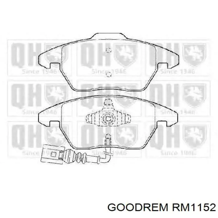 RM1152 Goodrem Колодки передние