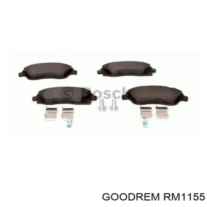 RM1155 Goodrem передние тормозные колодки