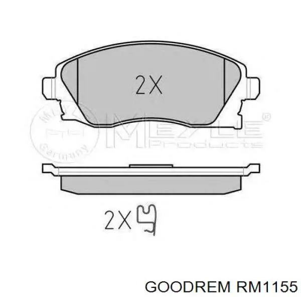 Колодки Goodrem RM1155 цена, от 12.70 USD