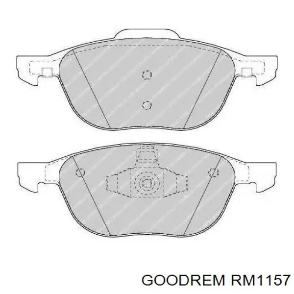 RM1157 Goodrem Колодки передние