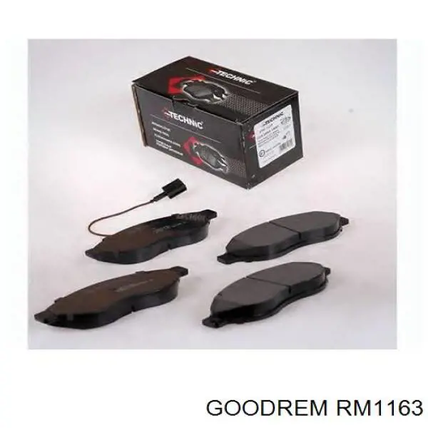 Колодки Goodrem RM1163 цена, от 20.51 USD