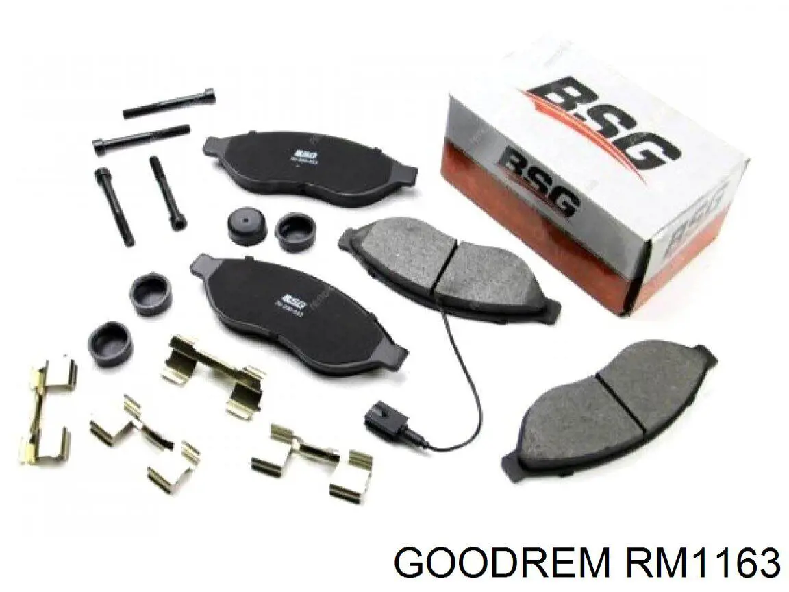 Купить RM1163 Goodrem Колодки тормозные