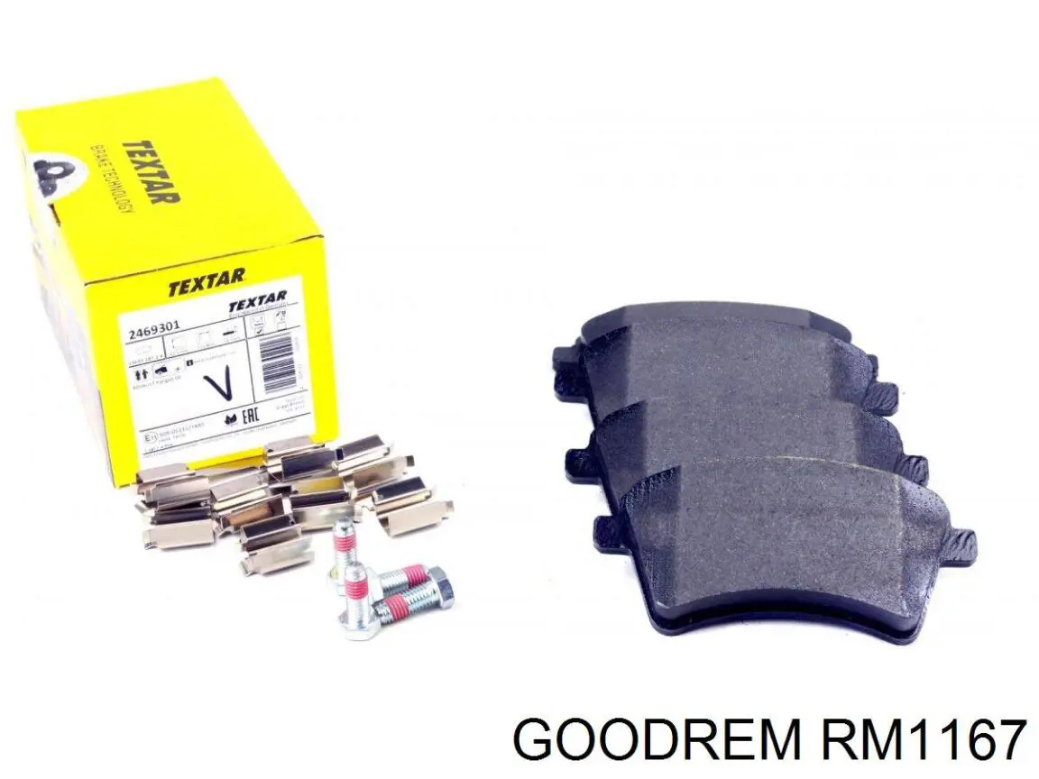 RM1167 Goodrem Колодки передние