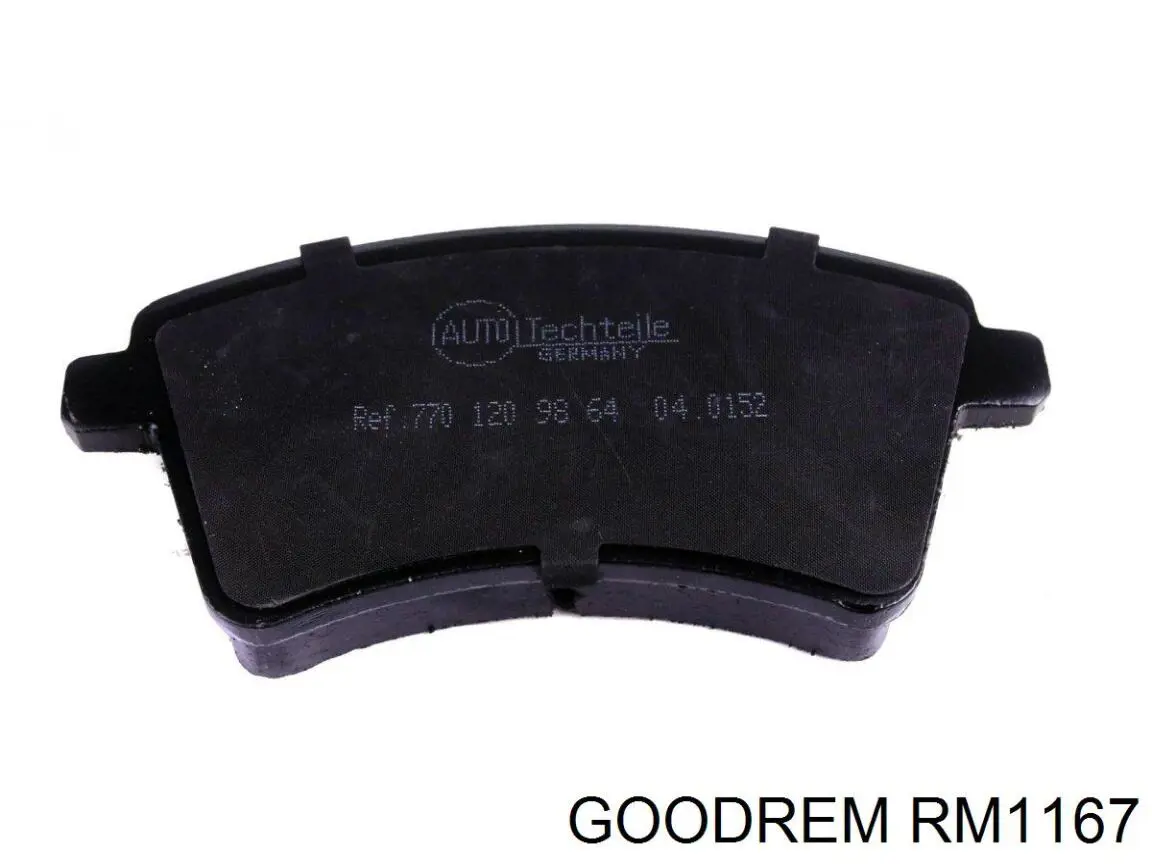 Купить RM1167 Goodrem Колодки тормозные