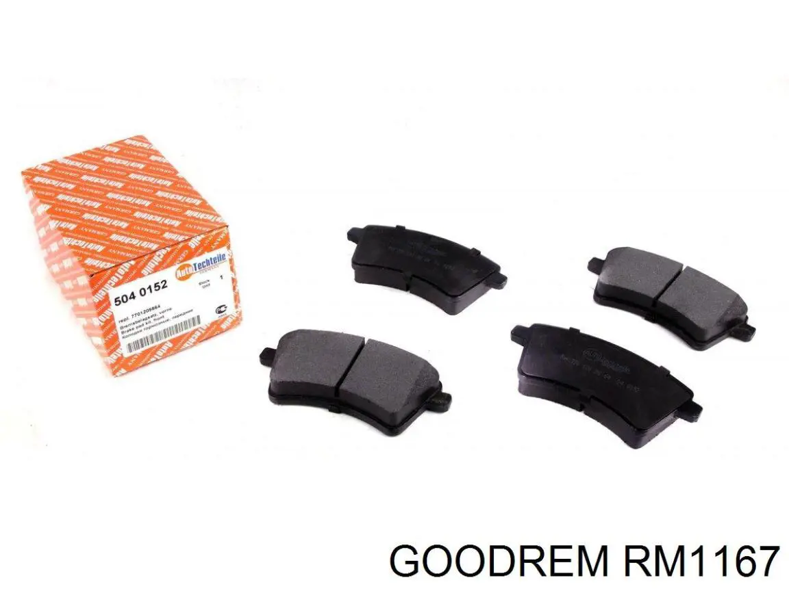 Колодки Goodrem RM1167 цена, от 15.36 USD