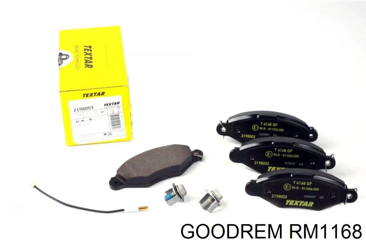 Купить RM1168 Goodrem Колодки тормозные