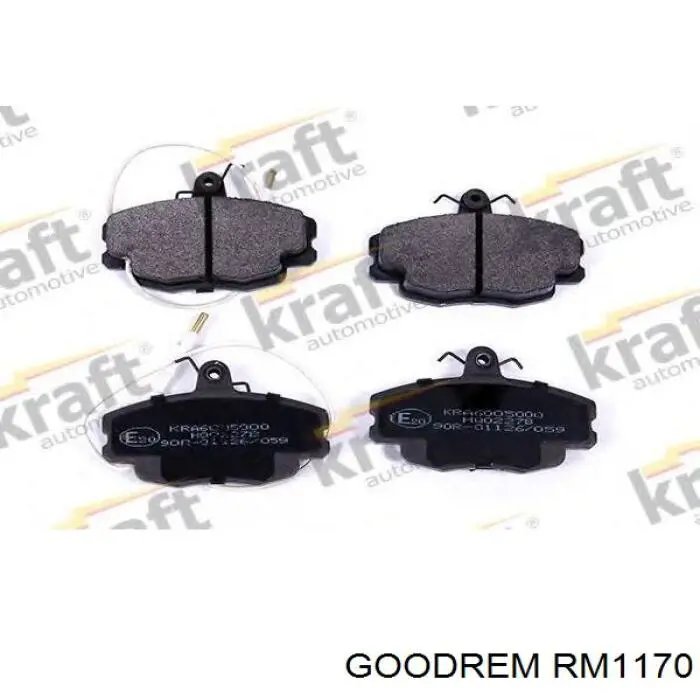 RM1170 Goodrem передние тормозные колодки