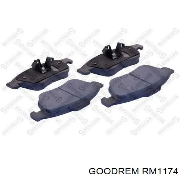 Передние тормозные колодки RM1174 Goodrem