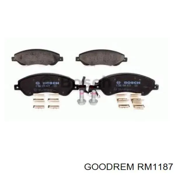 Колодки Goodrem RM1187 цена, от 19.38 USD