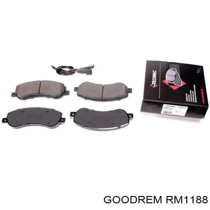Колодки Goodrem RM1188 цена, от 18.95 USD