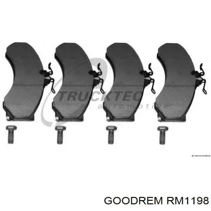 RM1198 Goodrem Колодки передние
