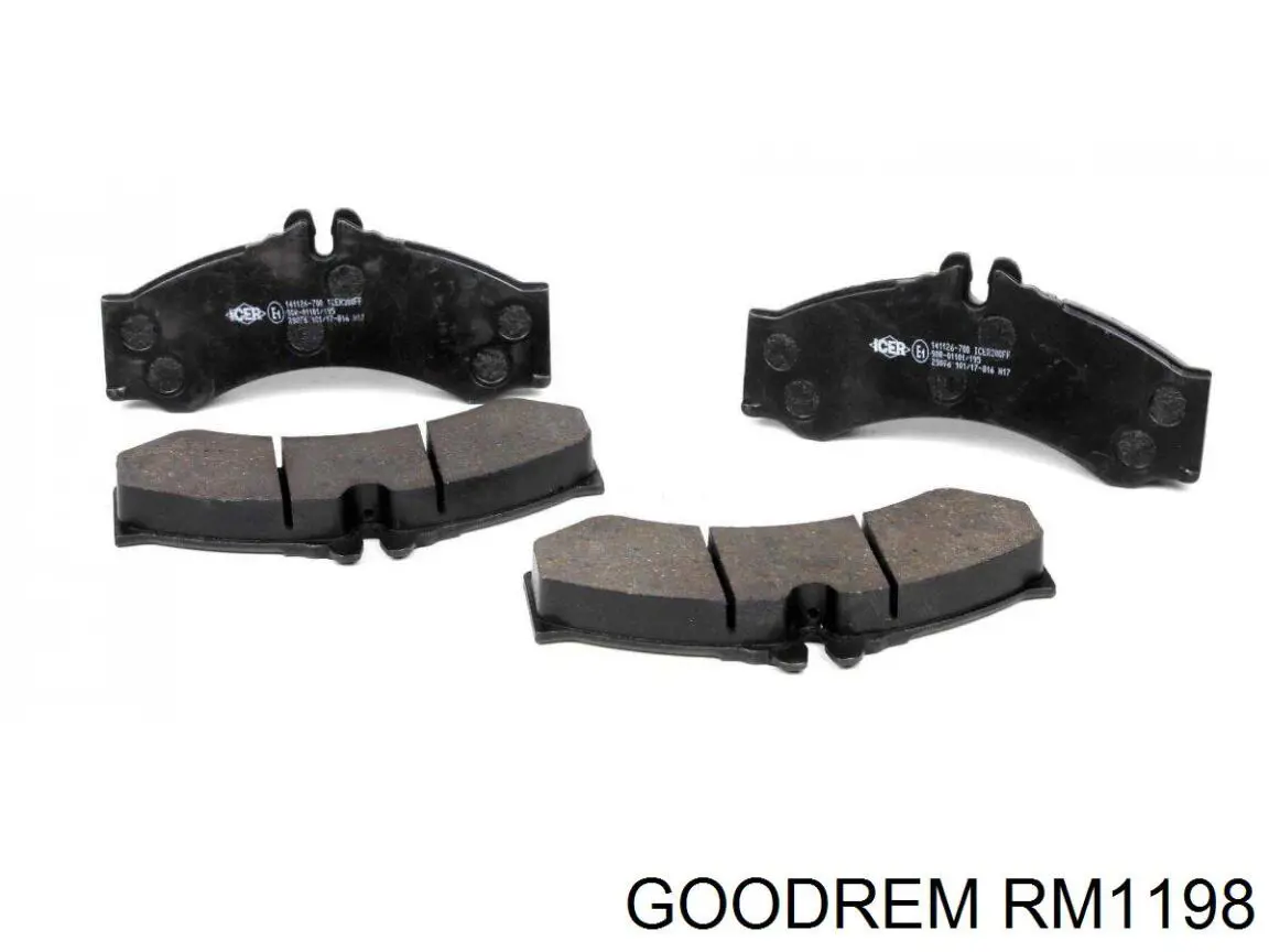 Колодки Goodrem RM1198 цена, от 18.76 USD