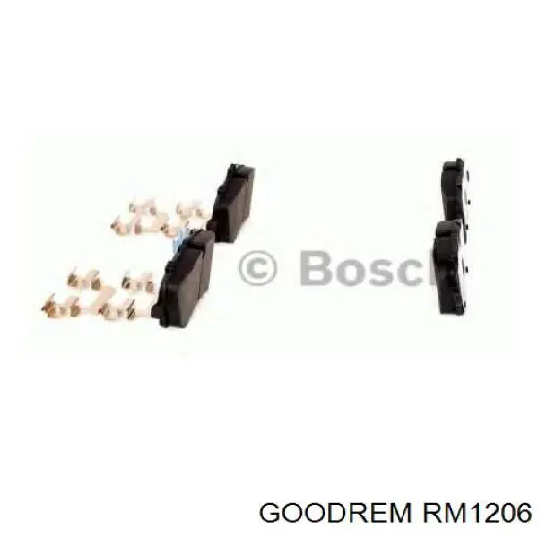 Колодки Goodrem RM1206 цена, от 14.71 USD