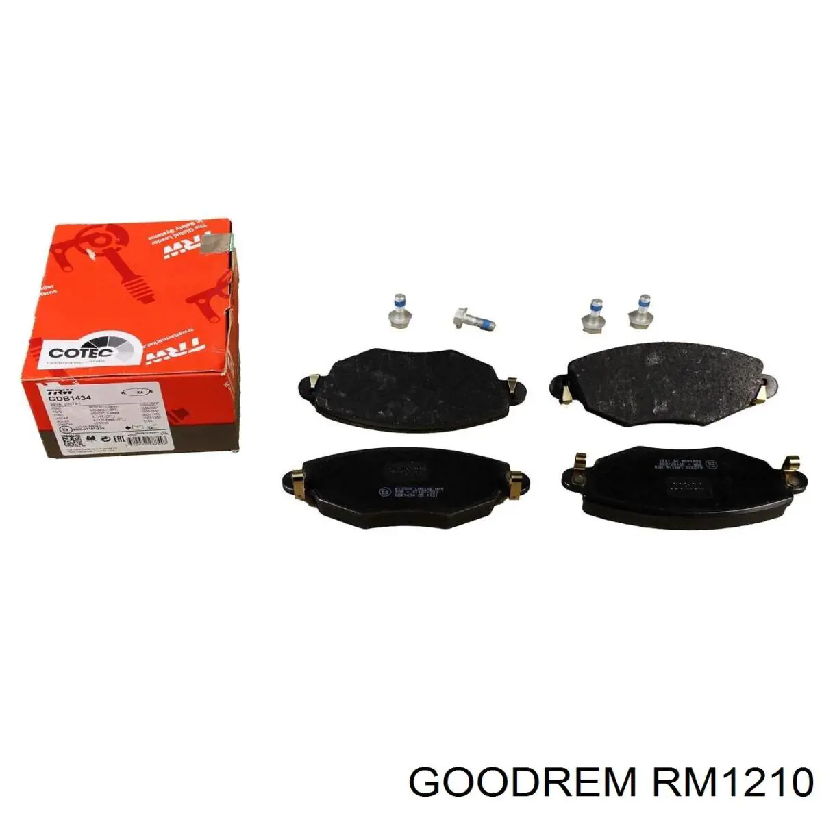 RM1210 Goodrem Колодки передние