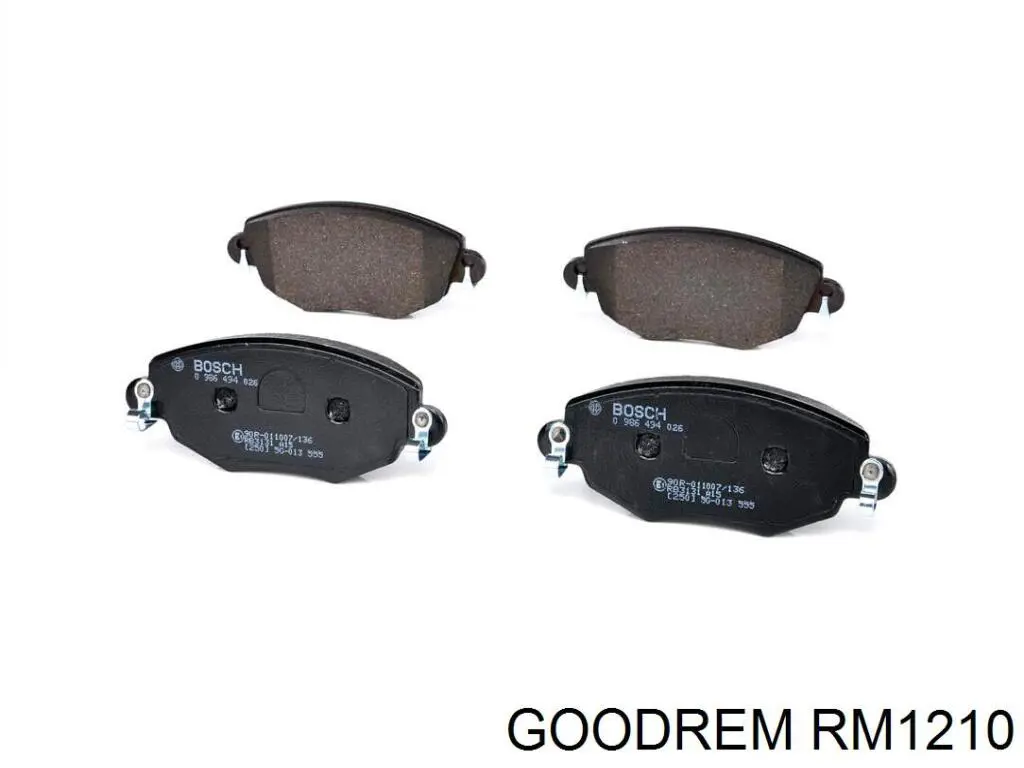 Купить RM1210 Goodrem Колодки тормозные