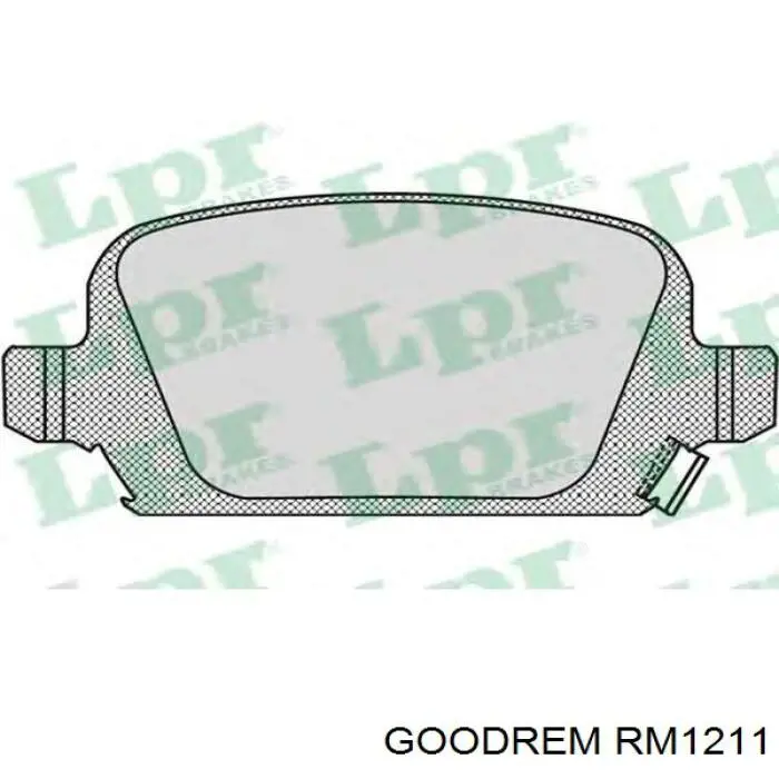 Задние тормозные колодки RM1211 Goodrem