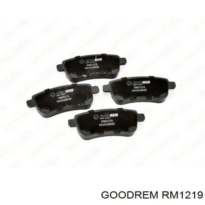 Колодки дисковые  Goodrem RM1219 цена, от 12.20 USD