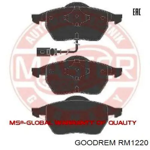 Купить RM1220 Goodrem Колодки тормозные