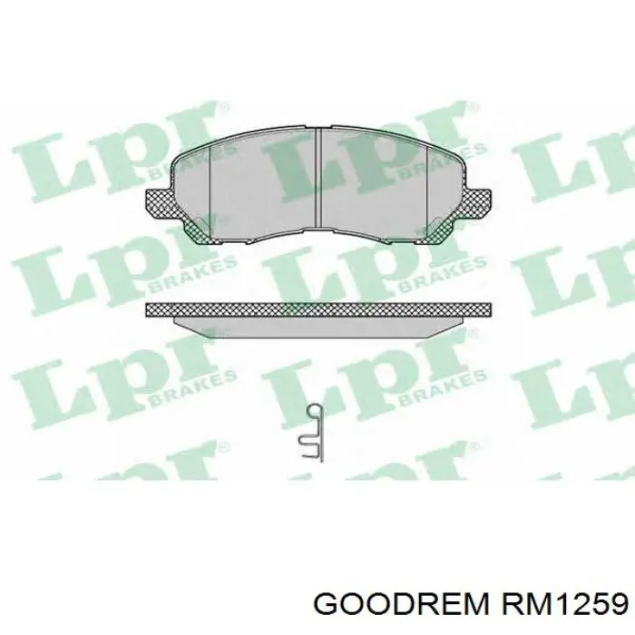 RM1259 Goodrem Колодки передние