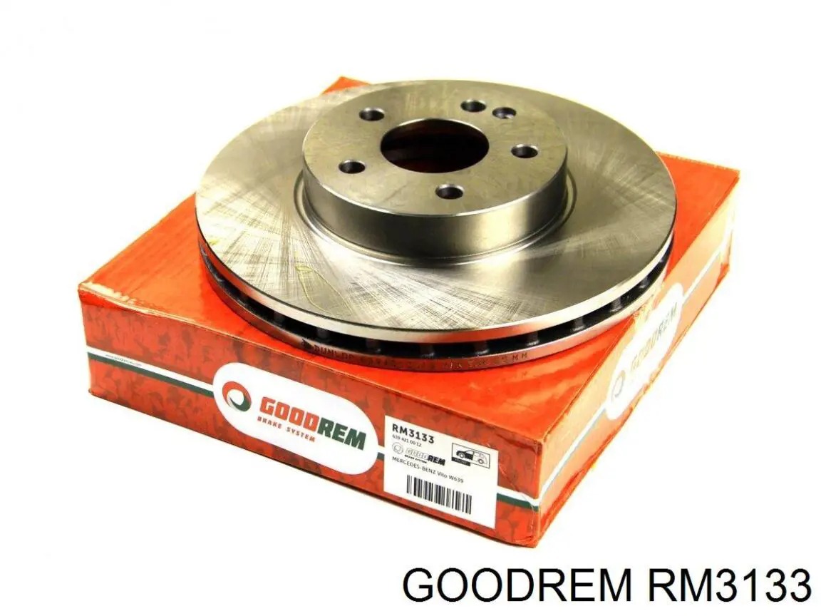 RM3133 Goodrem диск тормозной передний