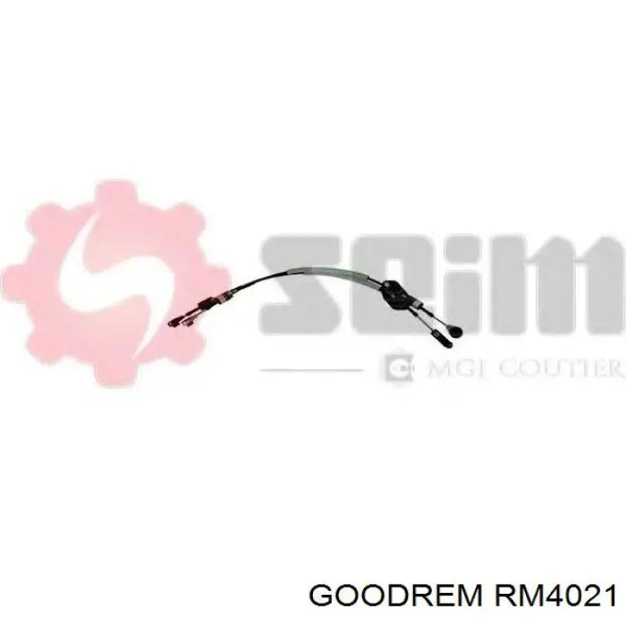 Трос переключения передач сдвоенный Goodrem RM4021