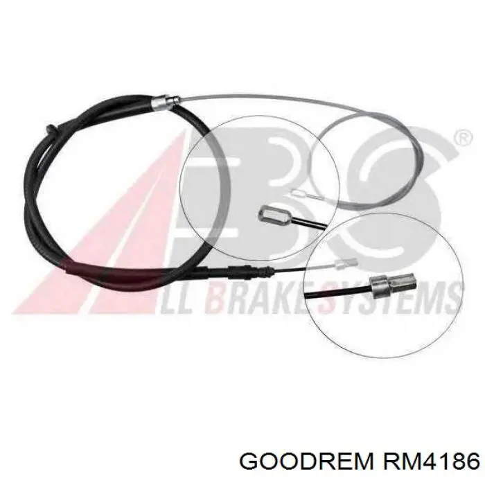 Задний трос ручника RM4186 Goodrem
